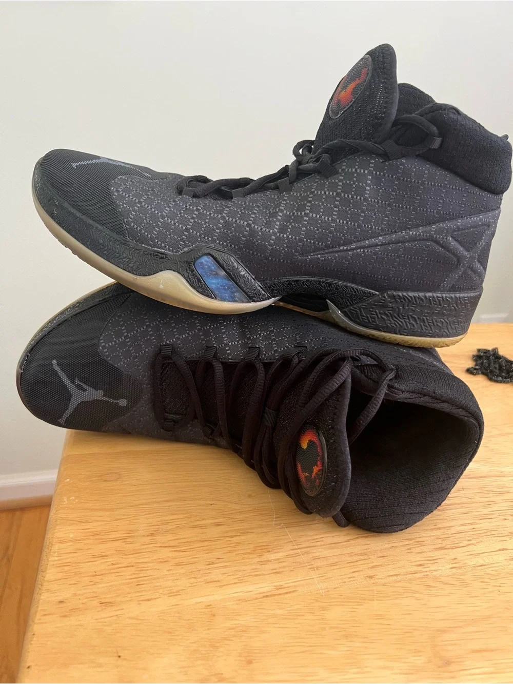 Nike Air Jordan XXX Black Cat Men's Size 10.5 Basketball Sneakers 811006-010